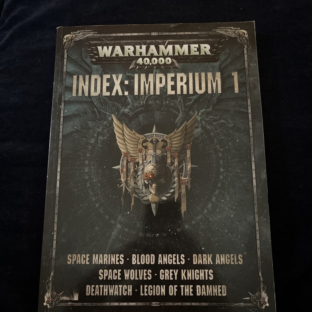 Games Workshop Index Imperium 1 Warhammer 40,000 Space Marines Book TRTAZ11A